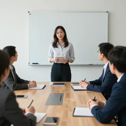 她的演讲激发了团队的信心。