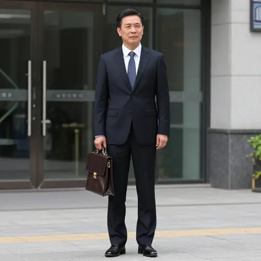 我爸爸上班时经常穿西装。
