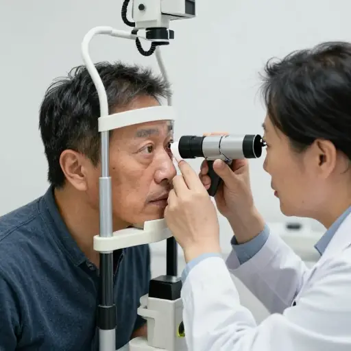眼部问题可能是糖尿病的一个并发症。