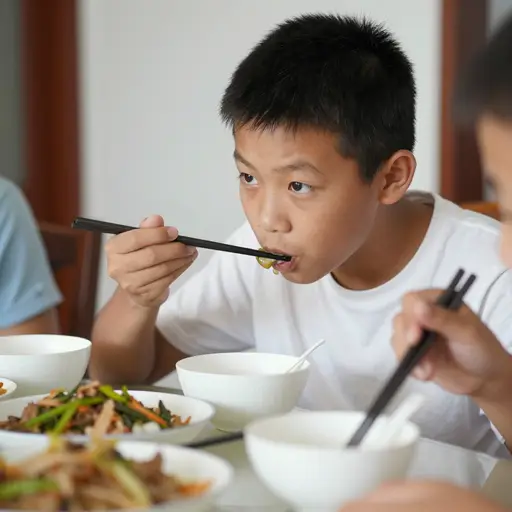 这食物尝起来很美味。
