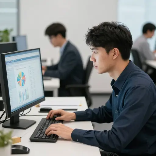 他在团队中的主要职责是分析数据。