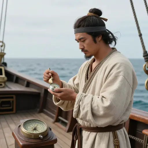 在现代全球定位系统出现之前，水手们极度依赖了解自己在罗盘上的精确方位。