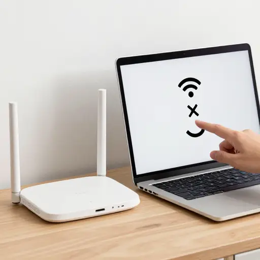 断网后，我不得不重新连接WiFi。