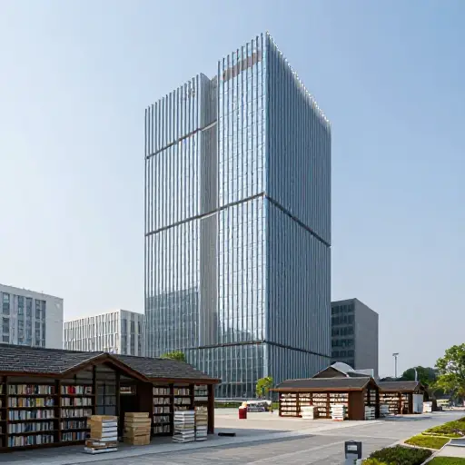 城市的小型图书馆将被合并成一个大型的中央图书馆。