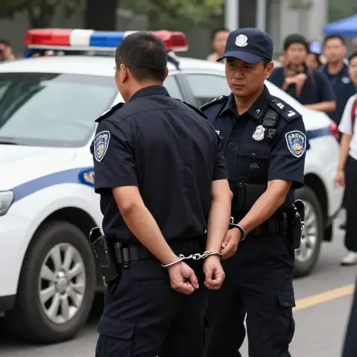 警方昨天逮捕了一名暴力罪犯。