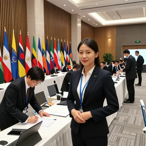 凭借丰富的经验，她在组织国际会议方面已经是驾轻就熟了。