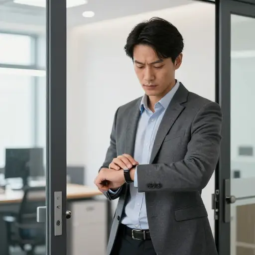 请确保你明天准时上班。