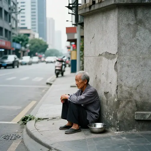 不久之前，即便在富裕国家，也有些人死于饥饿。