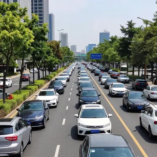 当你选择开车旅行时，交通可能很拥堵。