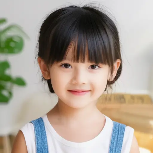 我妹妹今天看起来很开心。