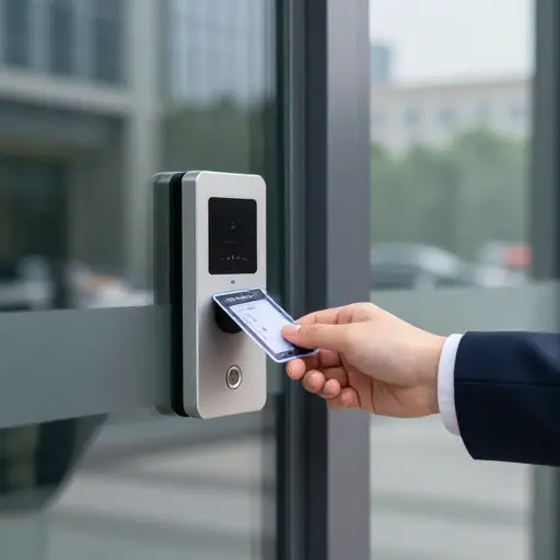 你需要一张门禁卡才能进入这栋楼。