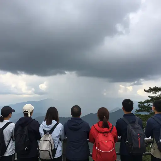 我们的徒步计划受天气条件影响。