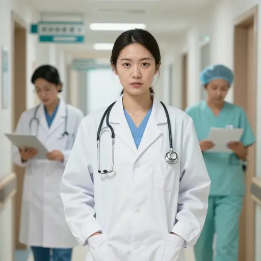 她决定追随母亲的脚步，从事医学事业。