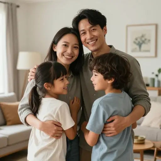 小时候，我父母对我们一视同仁。