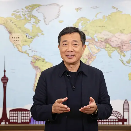 我爸爸会说三种语言。