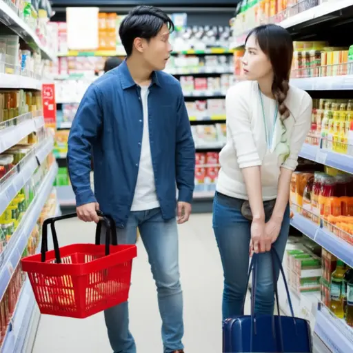 他上周在超市偶遇了他的前任。