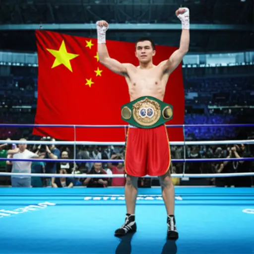 这位年轻的拳击手在赢得所有比赛后成为了全国冠军。