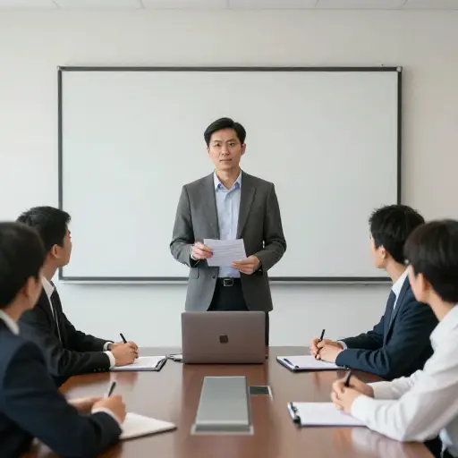 经理通过果断地向团队阐明新政策来处理这场冲突。
