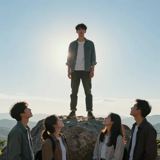 他解决复杂问题的能力使他在同龄人中脱颖而出。