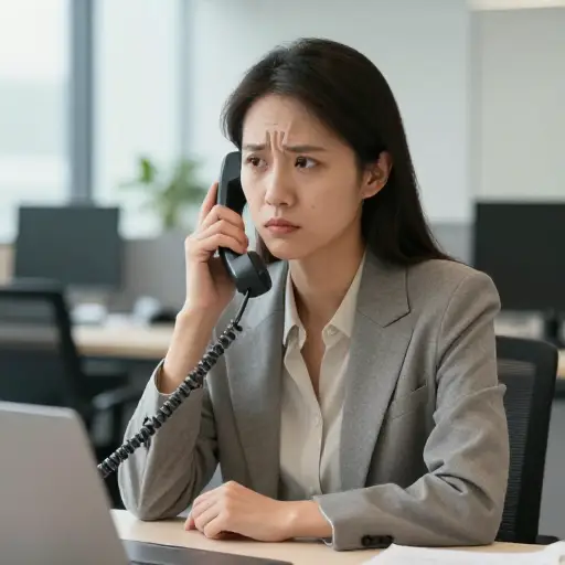 我确实打了客服电话，但被搁置了半个小时。