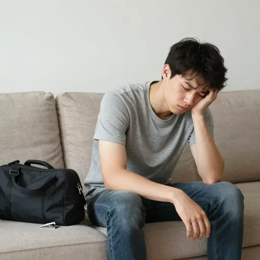 我想去，只是我累了。