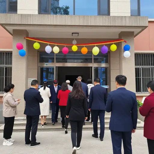 我们被邀请参加社区中心的盛大开幕式。