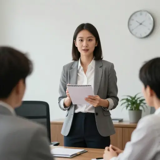 “会议是几点？”她询问道。