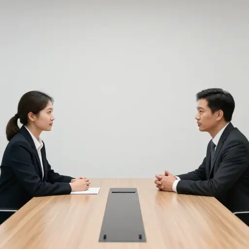 面试者在回答问题时表现得非常专业。