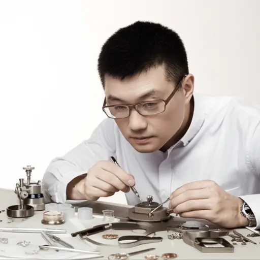 这位工匠制作手表时展现了极高的精确度。