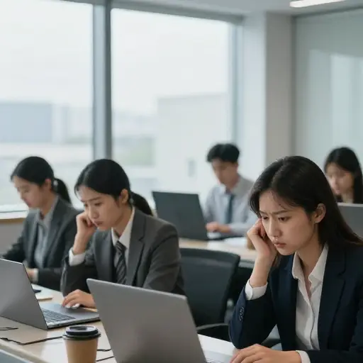 今天办公室气氛怪怪的，但我无法准确描述是为什么。