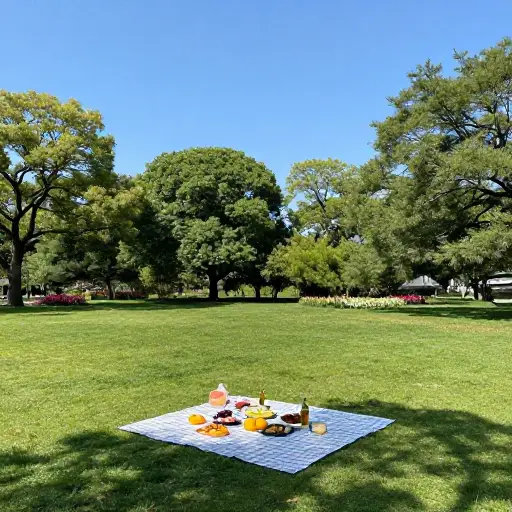 幸好天气放晴了，适合野餐。