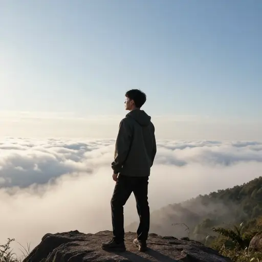 他有着崇高的理想，希望为世界带来和平。