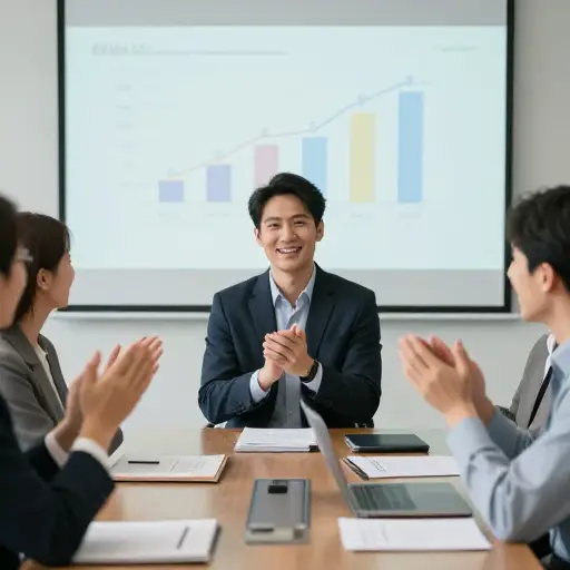 在那次成功的会议之后，我注意到他的态度有了明显的变化。