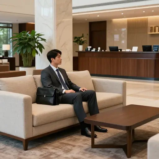 我想到休息室等，谢谢。