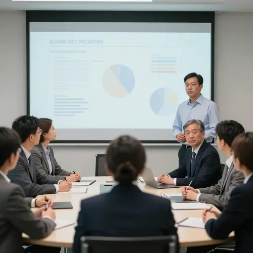 为了说服董事会，他举出了显示连续三个季度增长的销售数据。