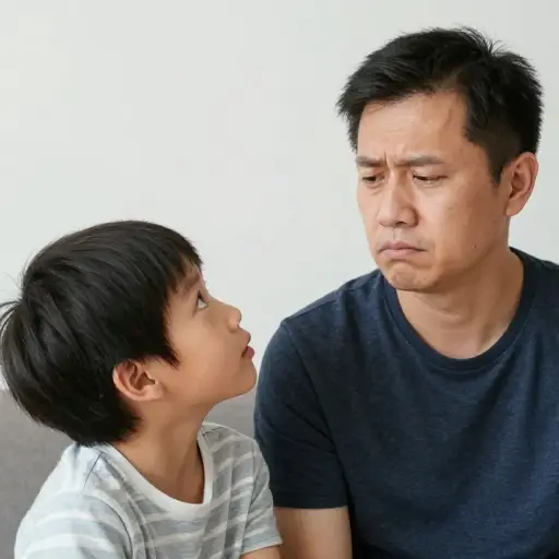 那个烦人的小男孩不停地问问题。
