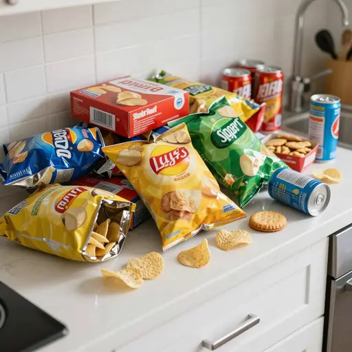 我们每天消耗大量的加工食品。