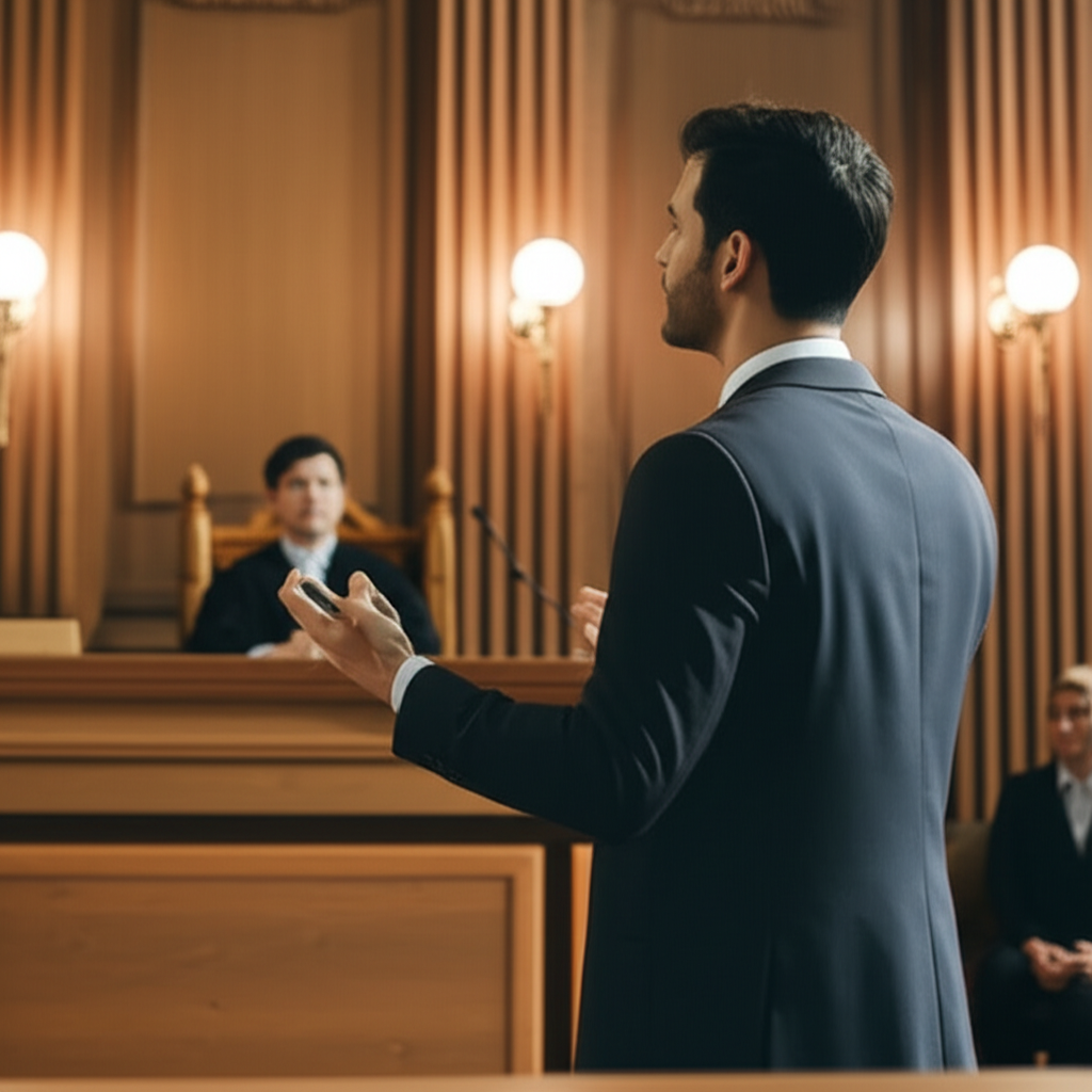律师的陈述条理清晰，令人信服。