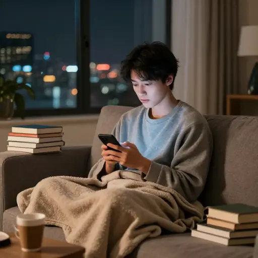 考试季结束后，他进入了短暂的社交休眠期，几乎不参加任何聚会。