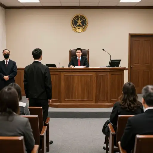 如果你犯罪，你必须在法庭上受审。