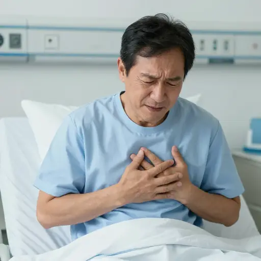 事故后，他的心脏出了问题。