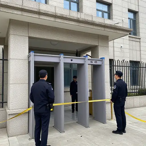 进入使馆场地受到严格管控，需要事先获得授权。