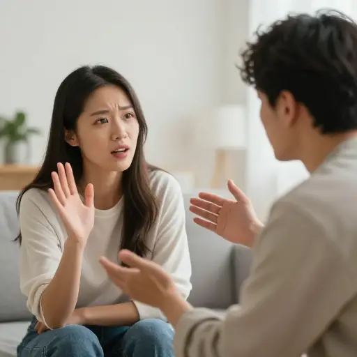 拜托，没必要喊叫！冷静解释就行。