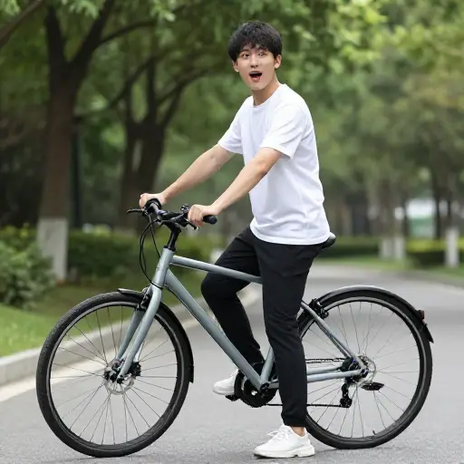 哇，你的新自行车太酷了！