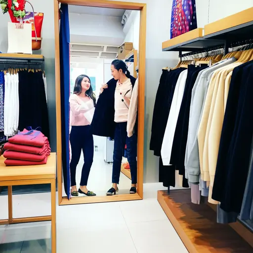 作为一名购物者，我更喜欢在实体店试穿衣服。