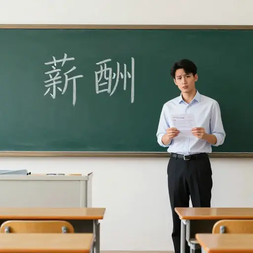 这提出了教师薪酬的问题。