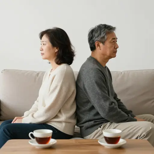 我的父母离婚了。