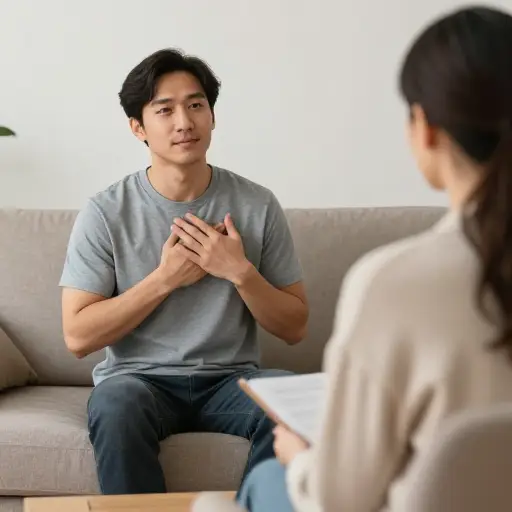 治疗进展通常取决于在疗程中敞开心扉、透露内心想法的意愿。
