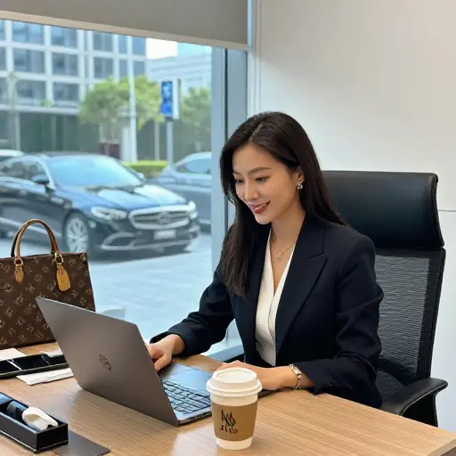 她工作并非出于经济上的必要性。