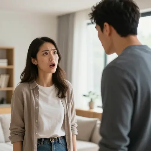 她在争论中被他辱骂的语言震惊了。
